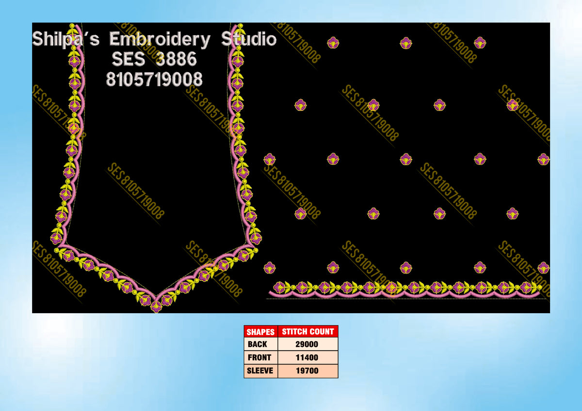 Embroidery Designs 3801-3900 Series