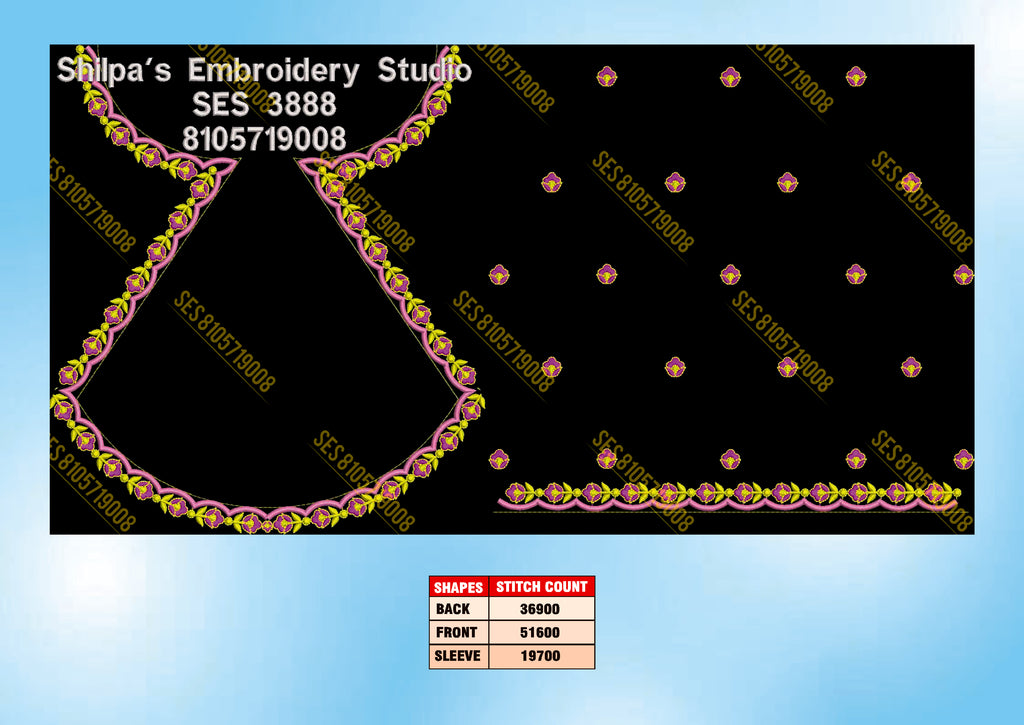 Embroidery Designs 3801-3900 Series