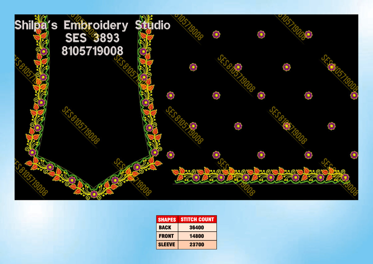 Embroidery Designs 3801-3900 Series