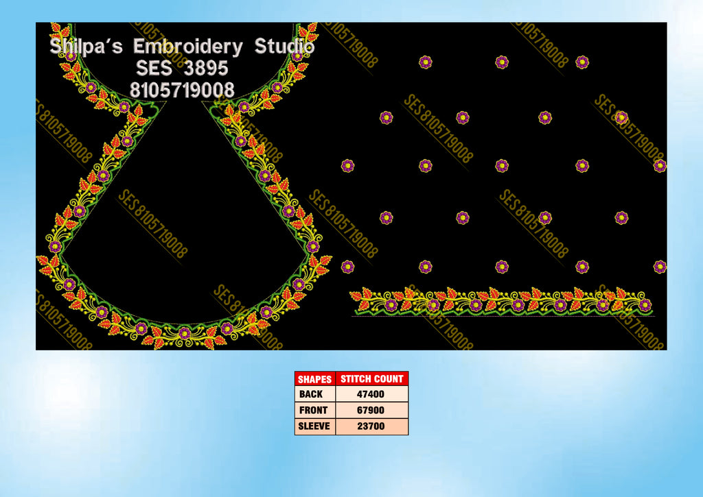 Embroidery Designs 3801-3900 Series
