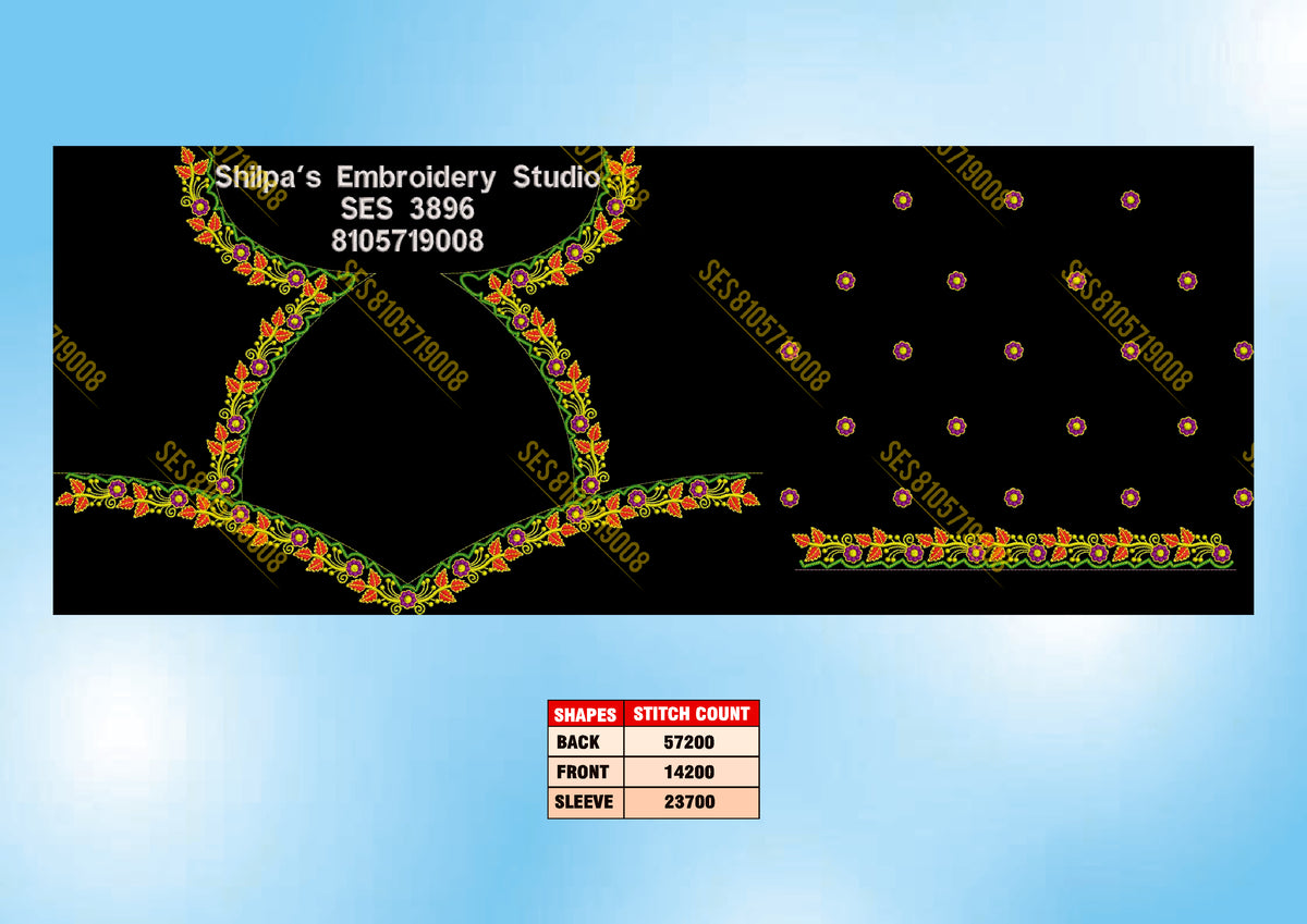 Embroidery Designs 3801-3900 Series