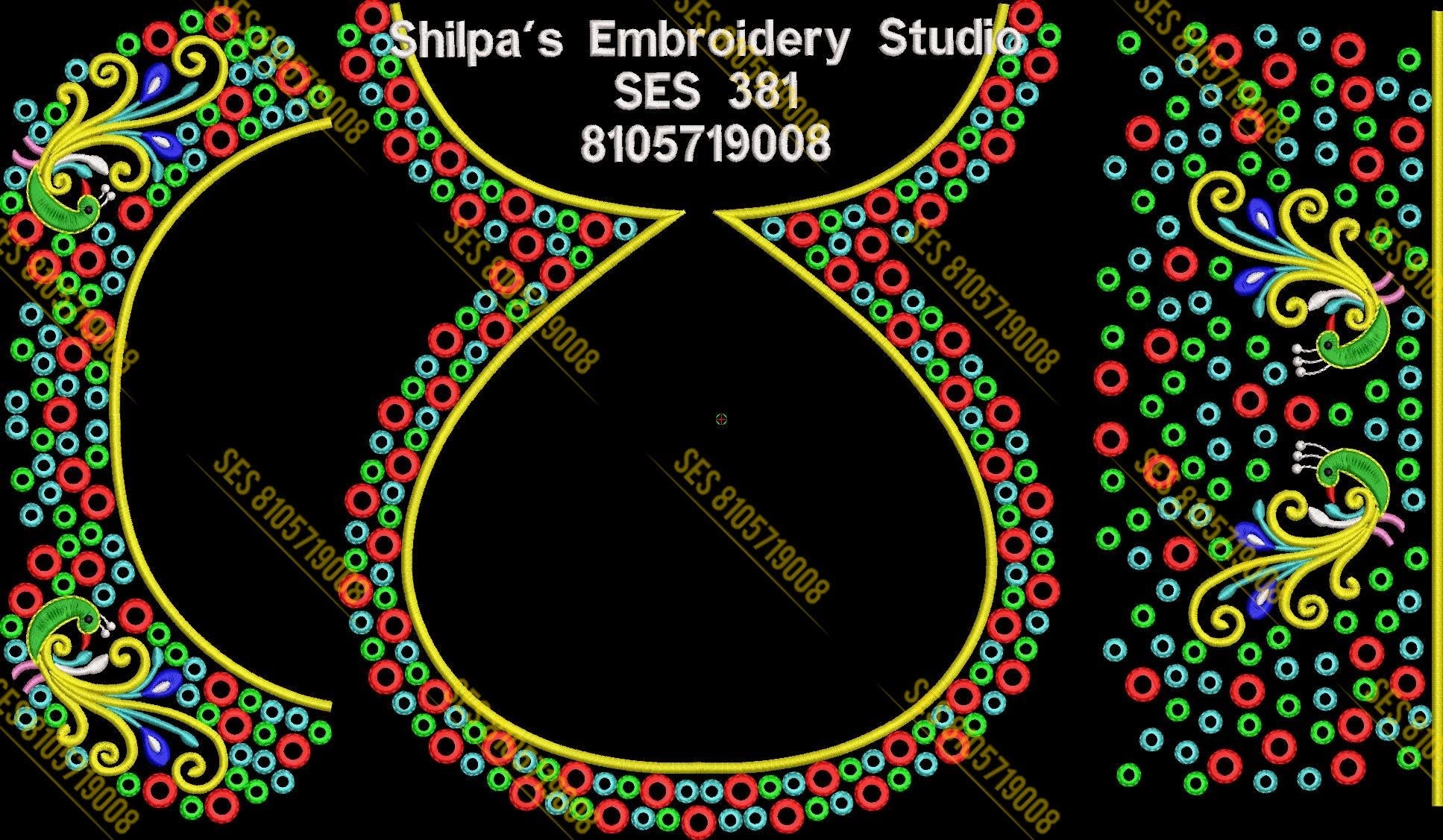 Embroidery Designs 301-400 Series