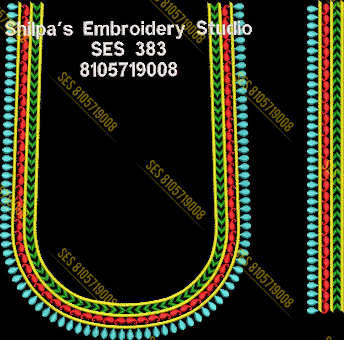 Embroidery Designs 301-400 Series
