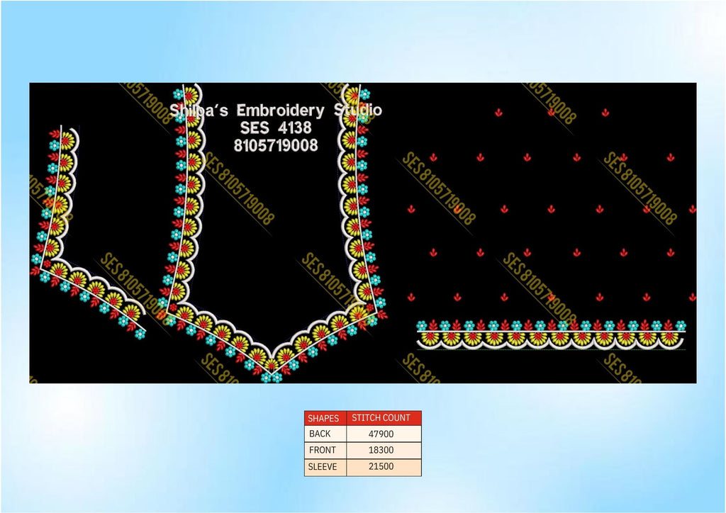 Embroidery Designs 4101-4200 Series