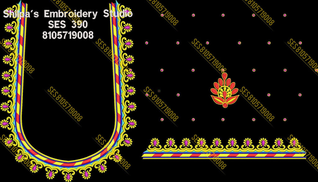 Embroidery Designs 301-400 Series
