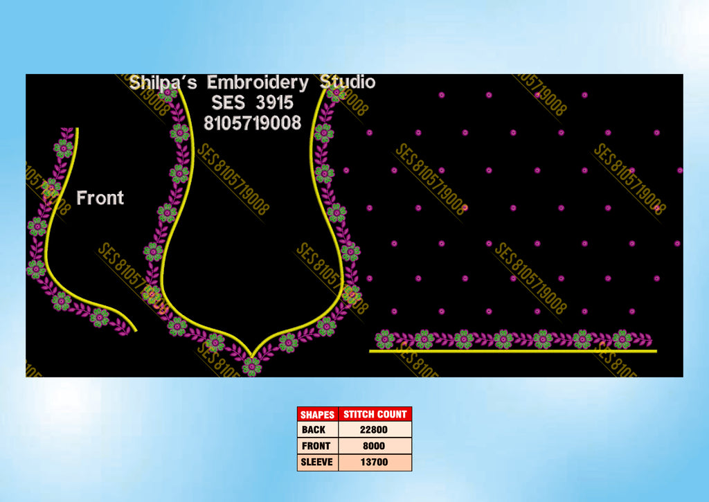 Embroidery Designs 3901-4000 Series