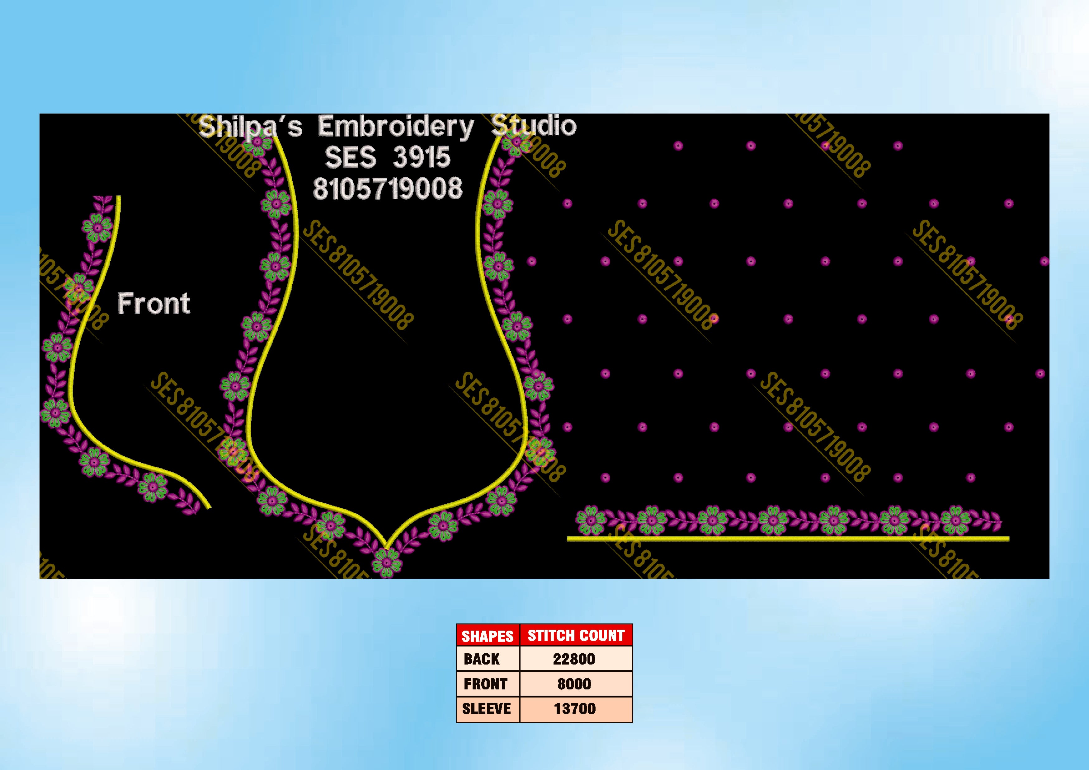 Embroidery Designs 3901-4000 Series