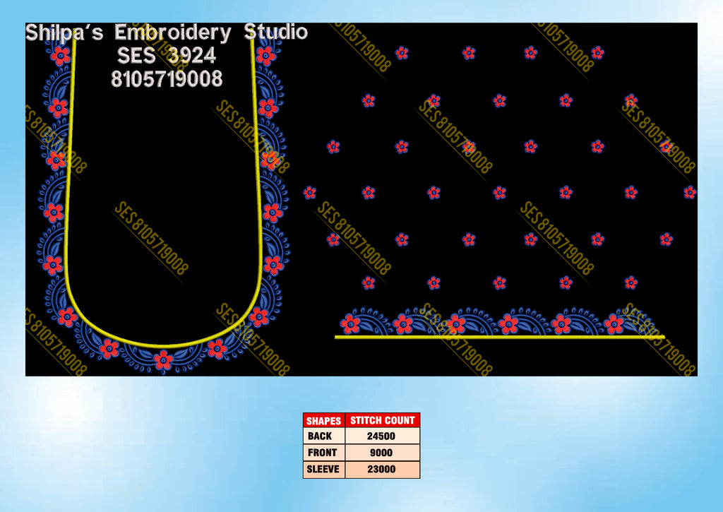 Embroidery Designs 3901-4000 Series