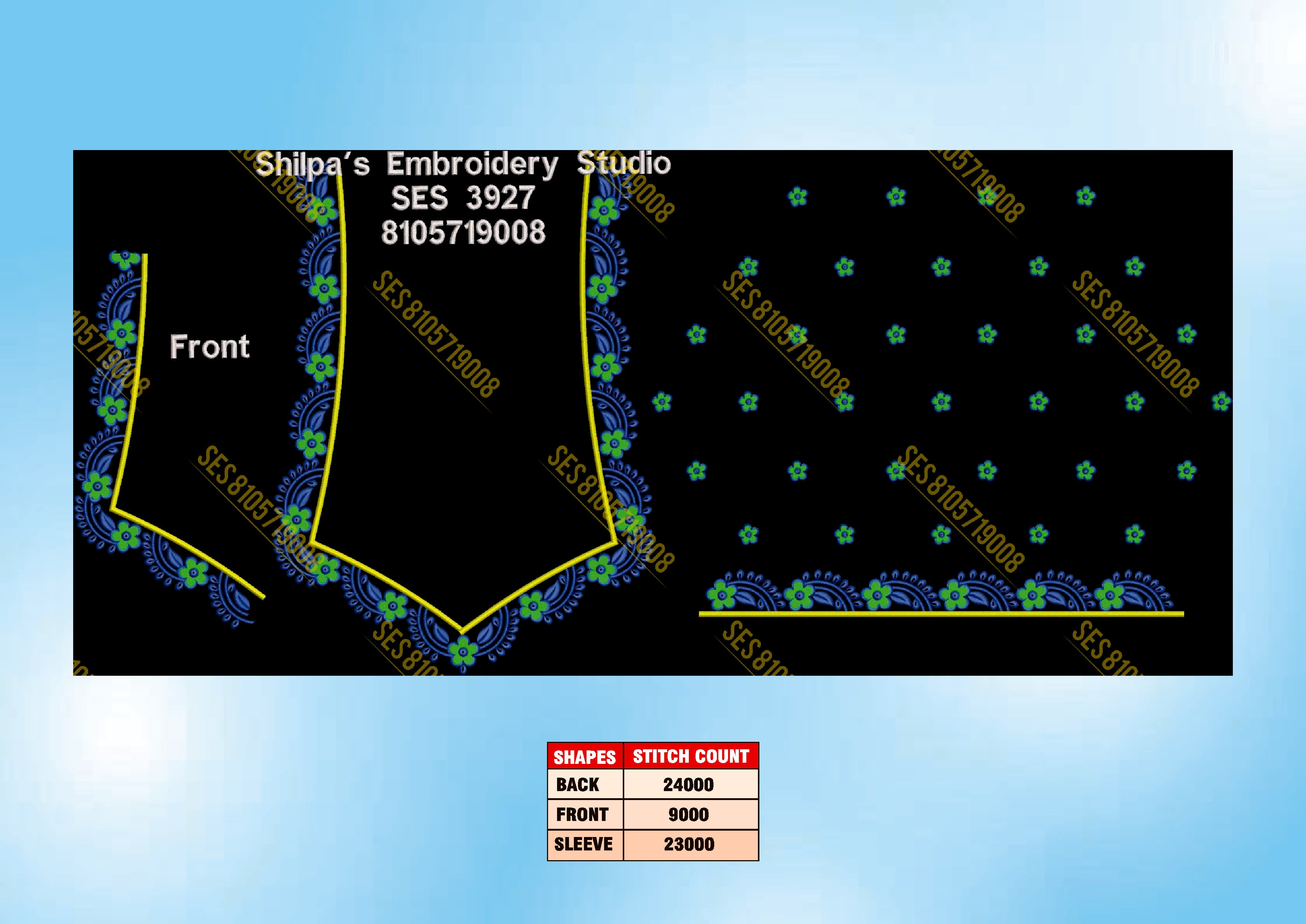 Embroidery Designs 3901-4000 Series