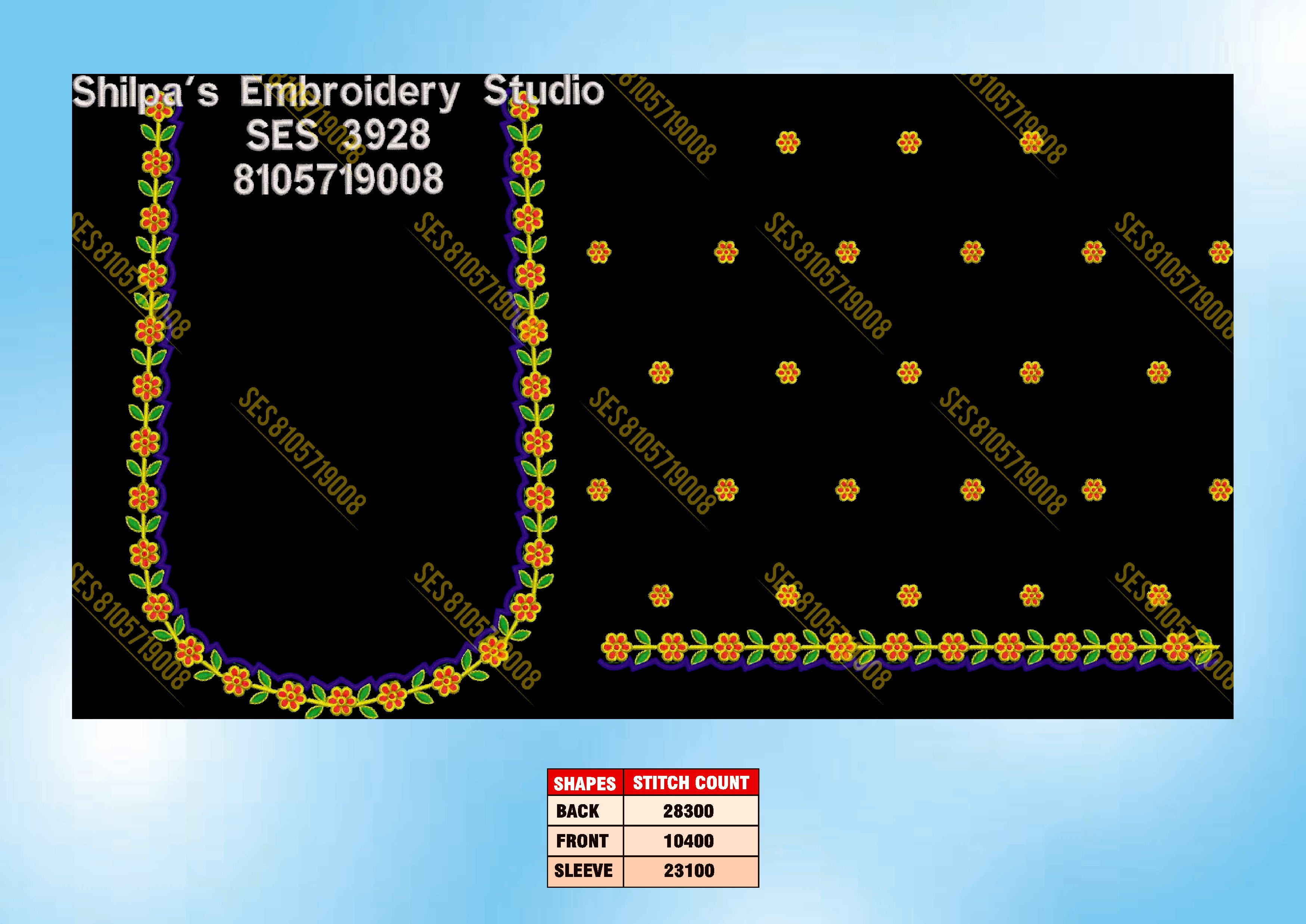 Embroidery Designs 3901-4000 Series