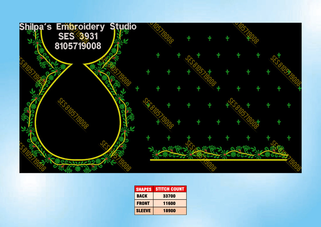 Embroidery Designs 3901-4000 Series
