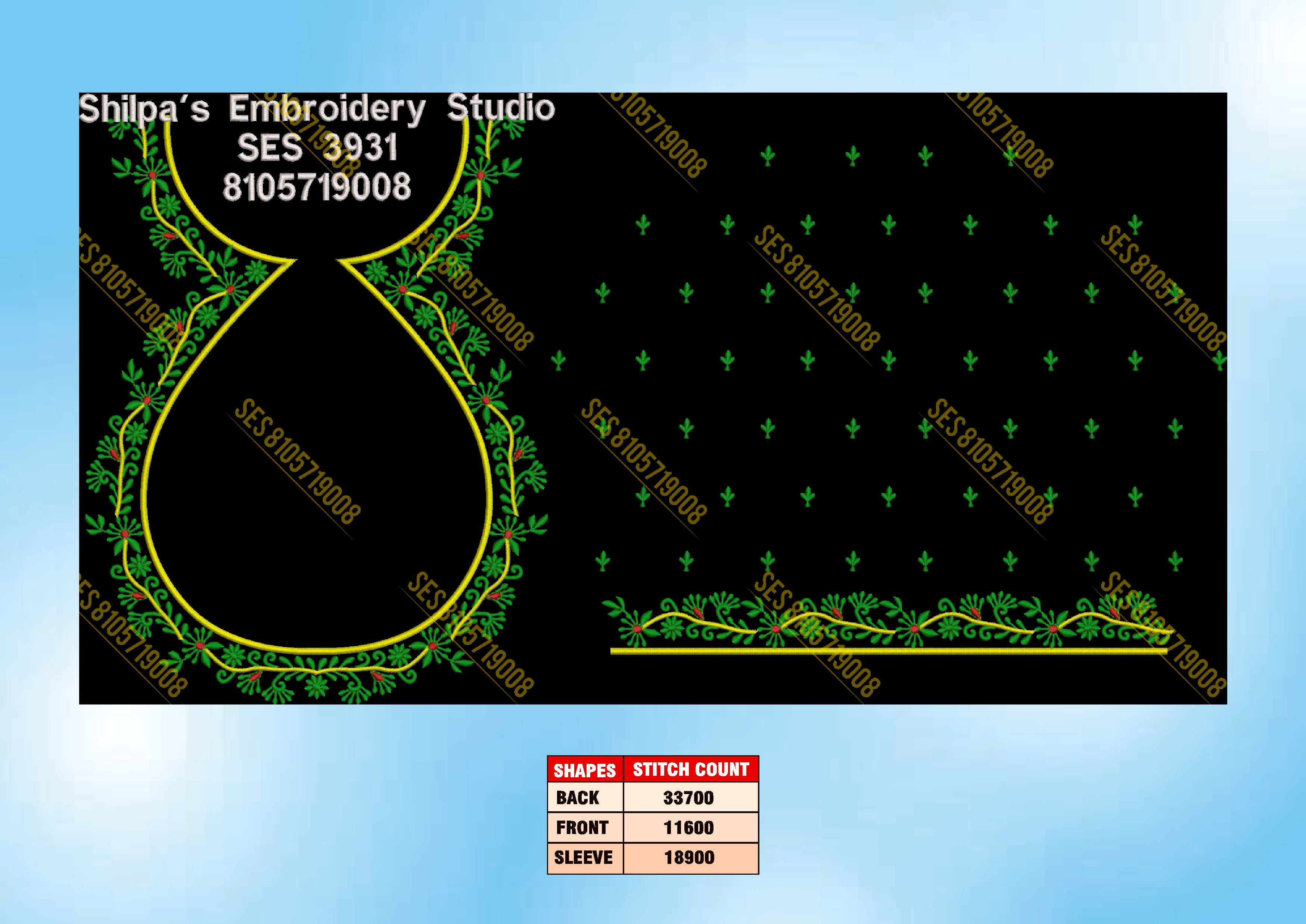 Embroidery Designs 3901-4000 Series