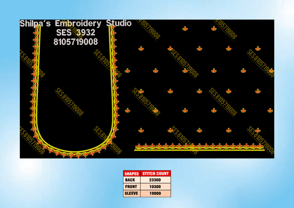Embroidery Designs 3901-4000 Series