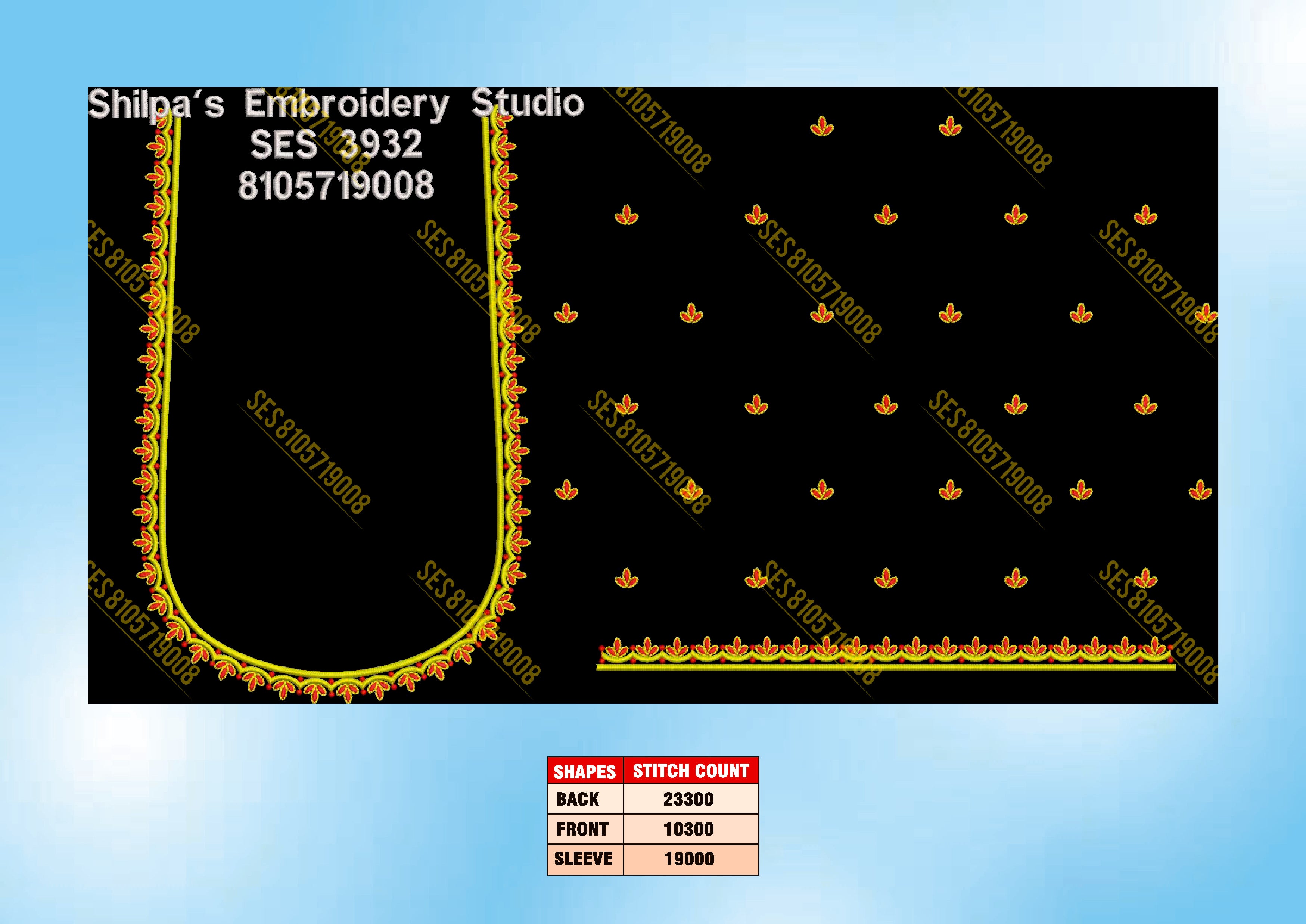 Embroidery Designs 3901-4000 Series