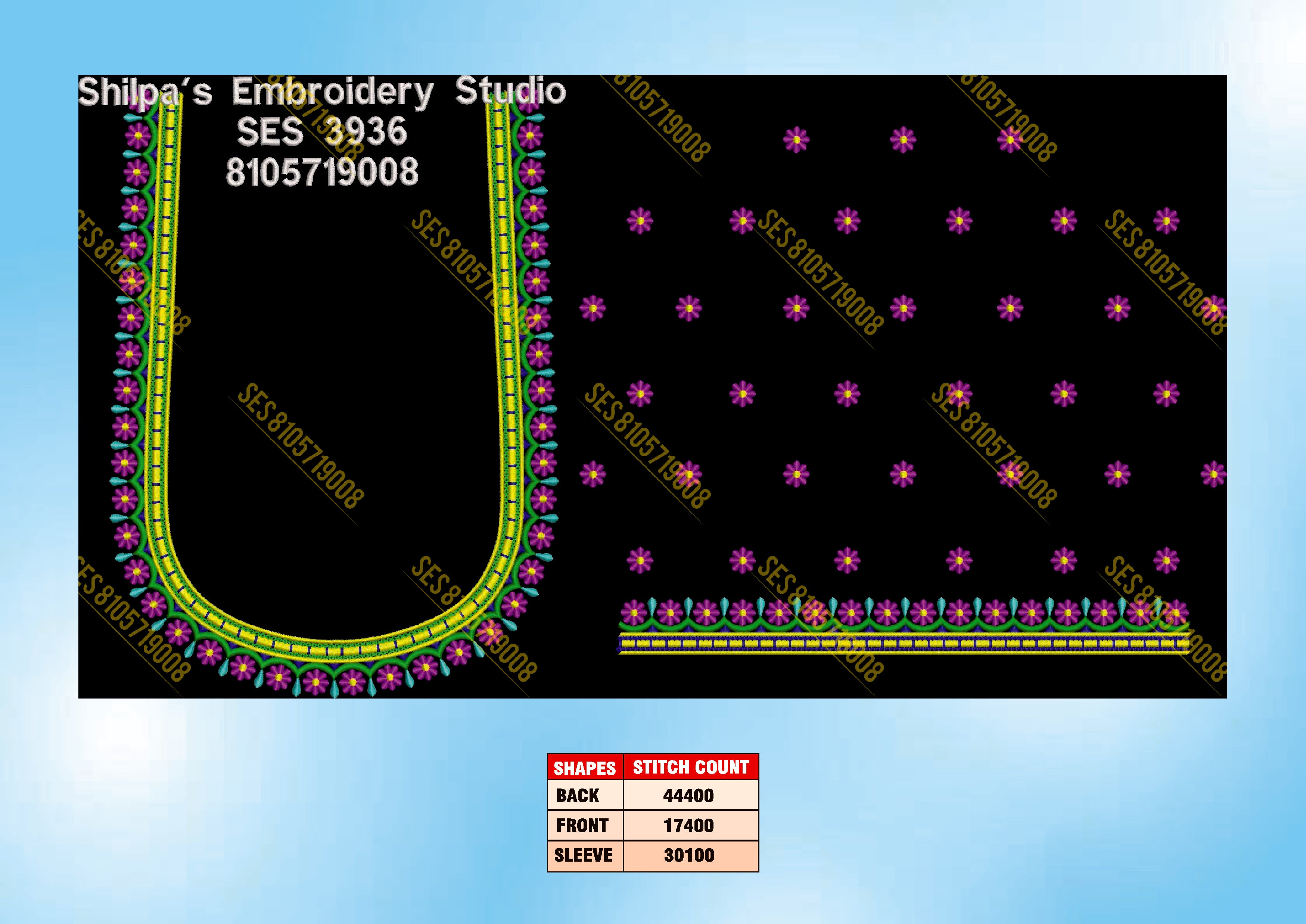 Embroidery Designs 3901-4000 Series