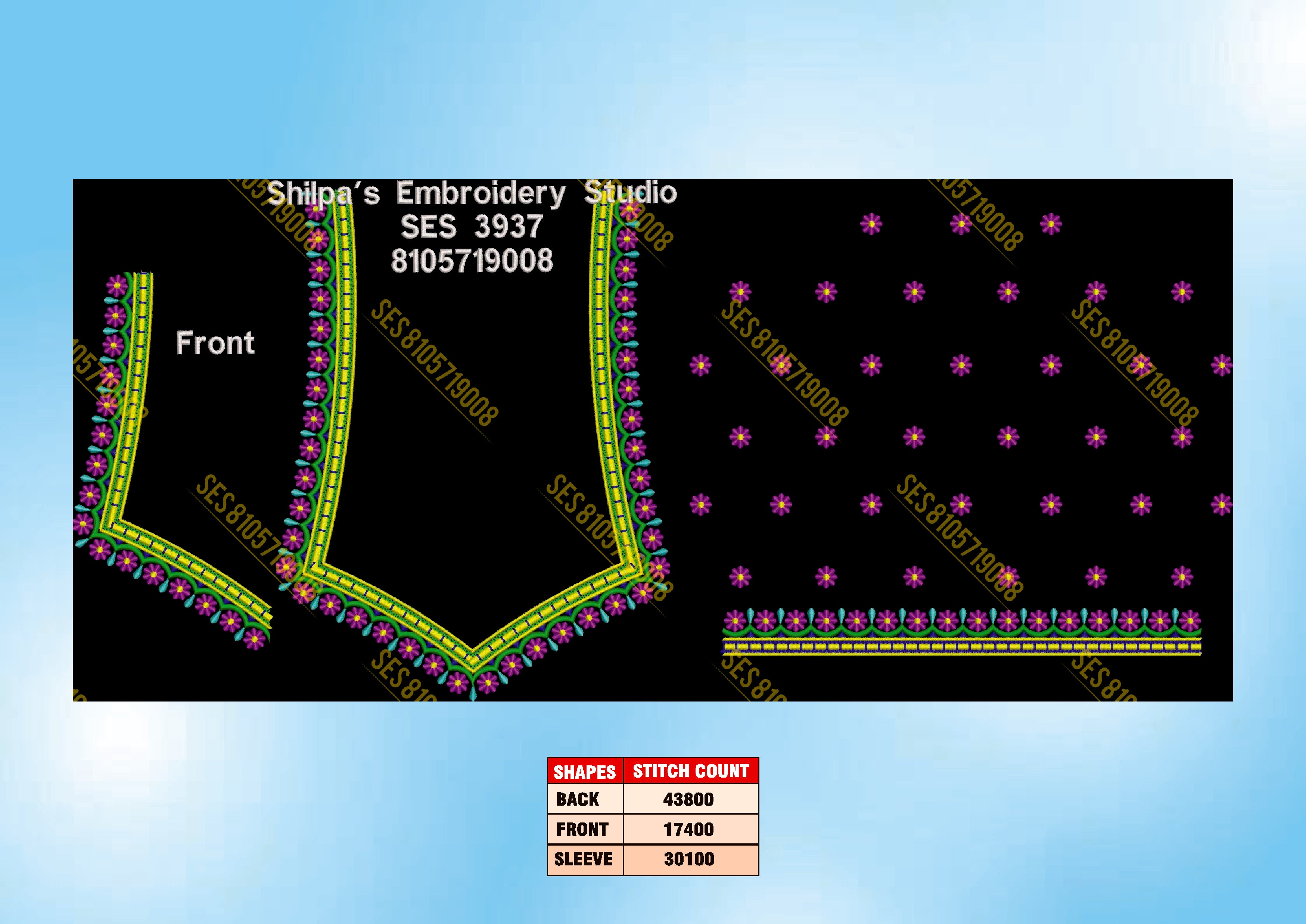 Embroidery Designs 3901-4000 Series