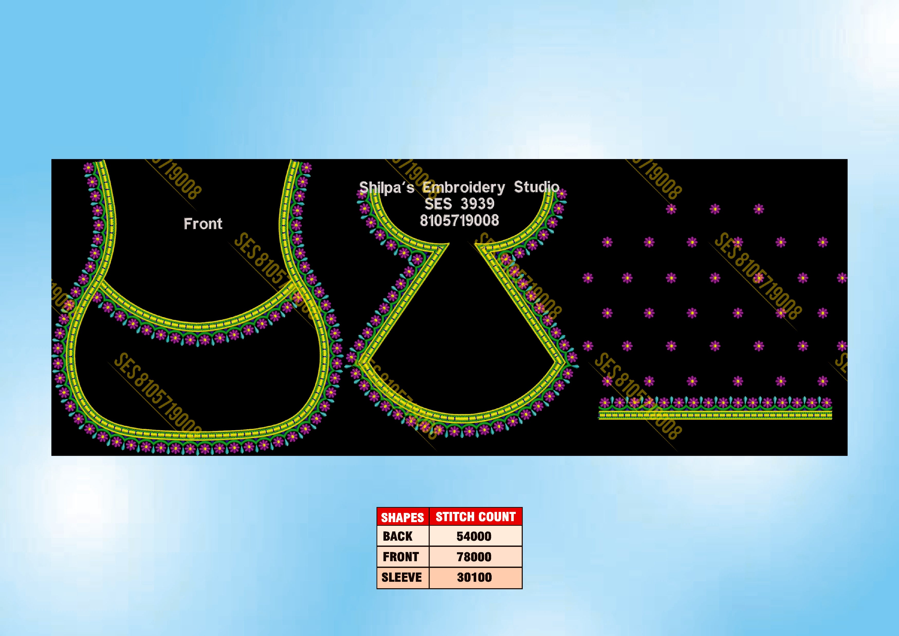 Embroidery Designs 3901-4000 Series