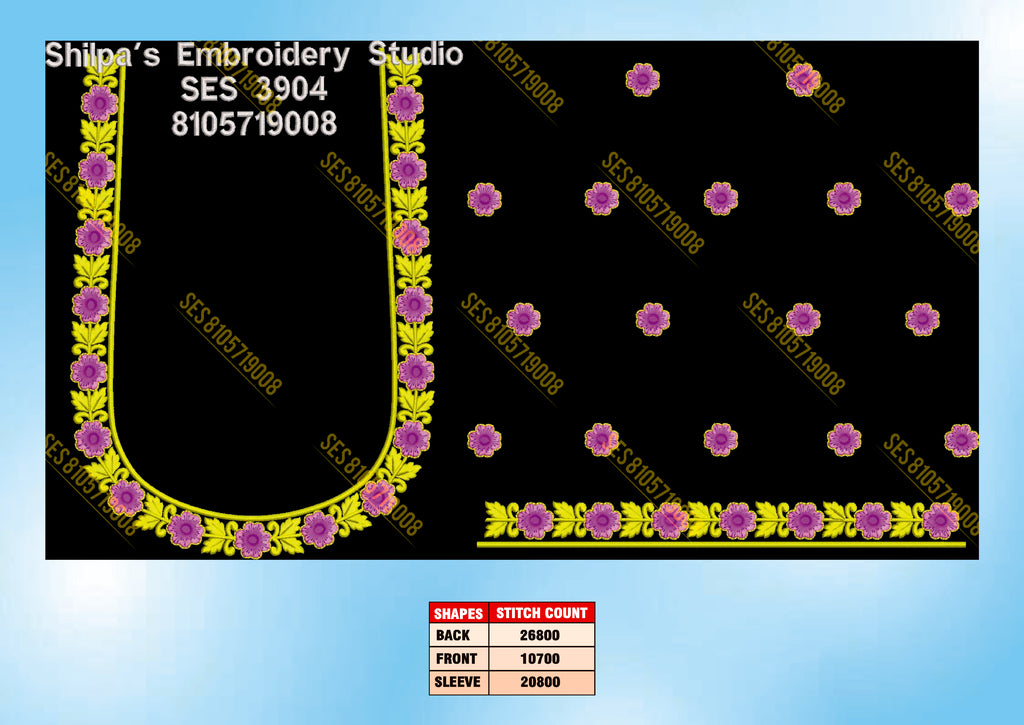 Embroidery Designs 3901-4000 Series