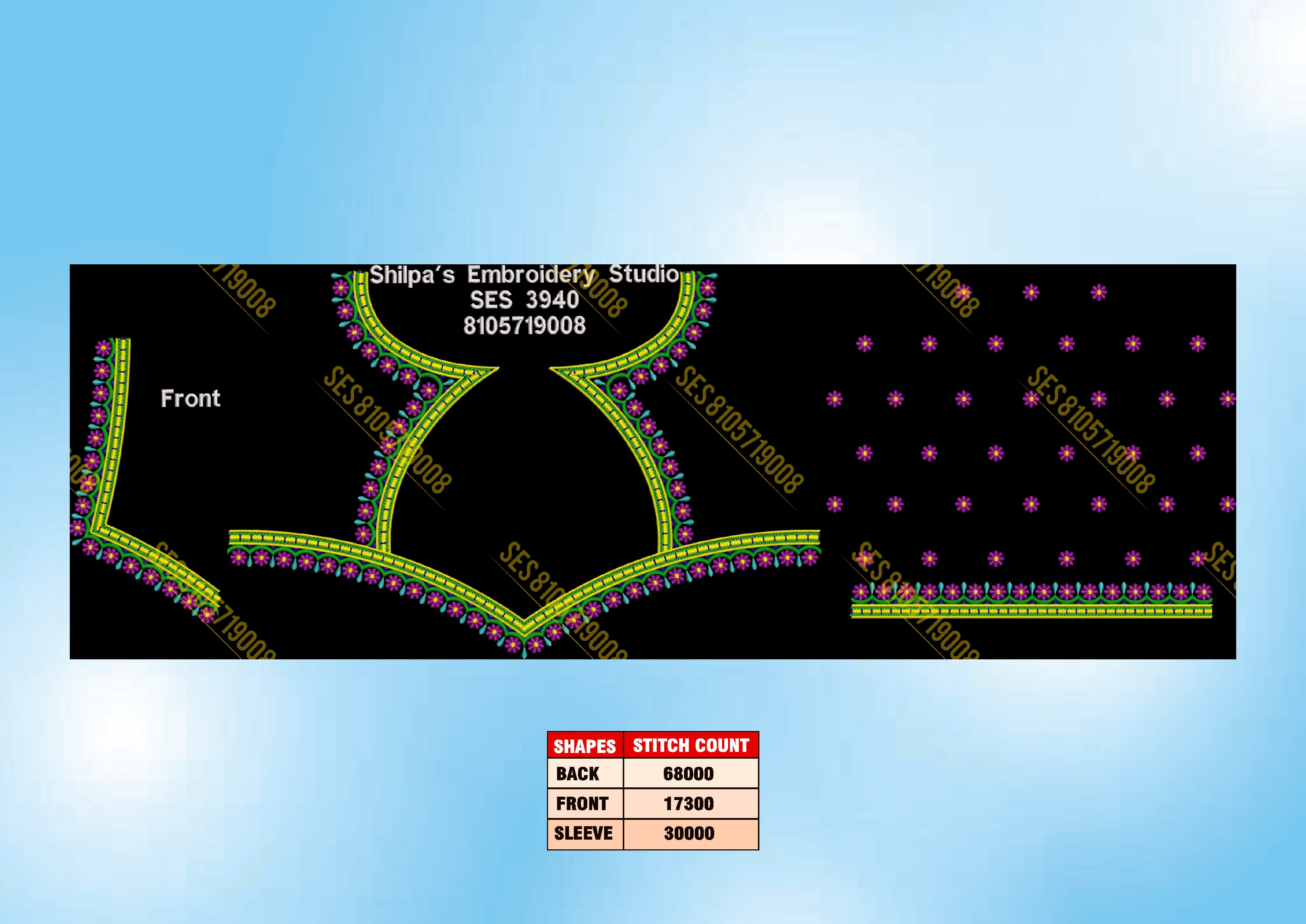Embroidery Designs 3901-4000 Series