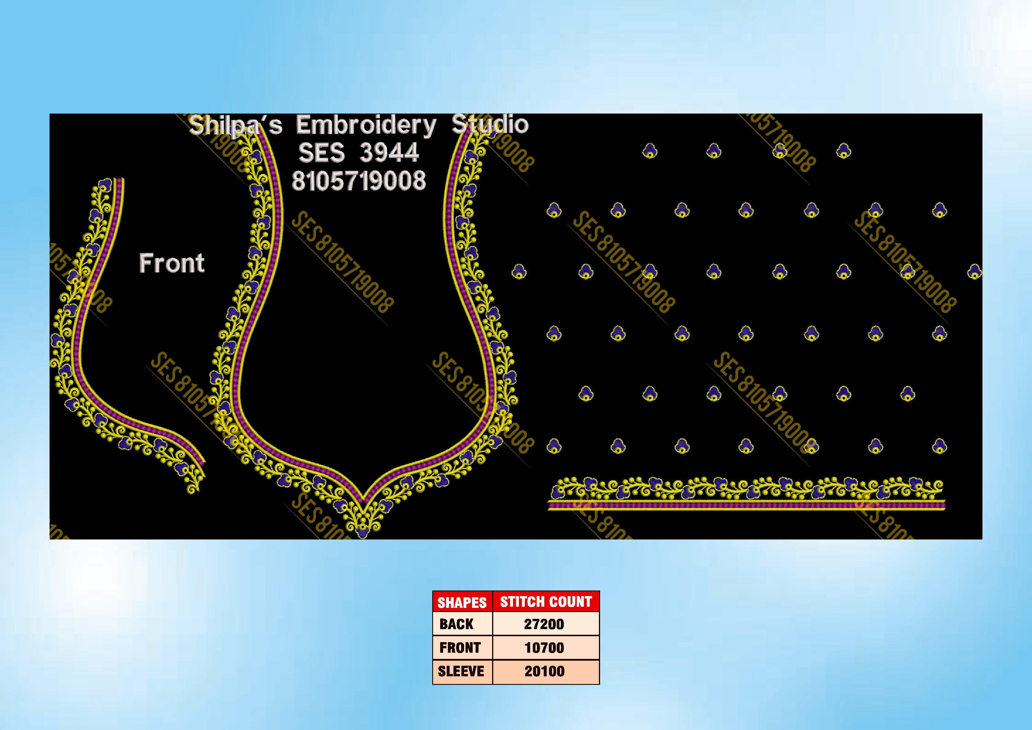 Embroidery Designs 3901-4000 Series