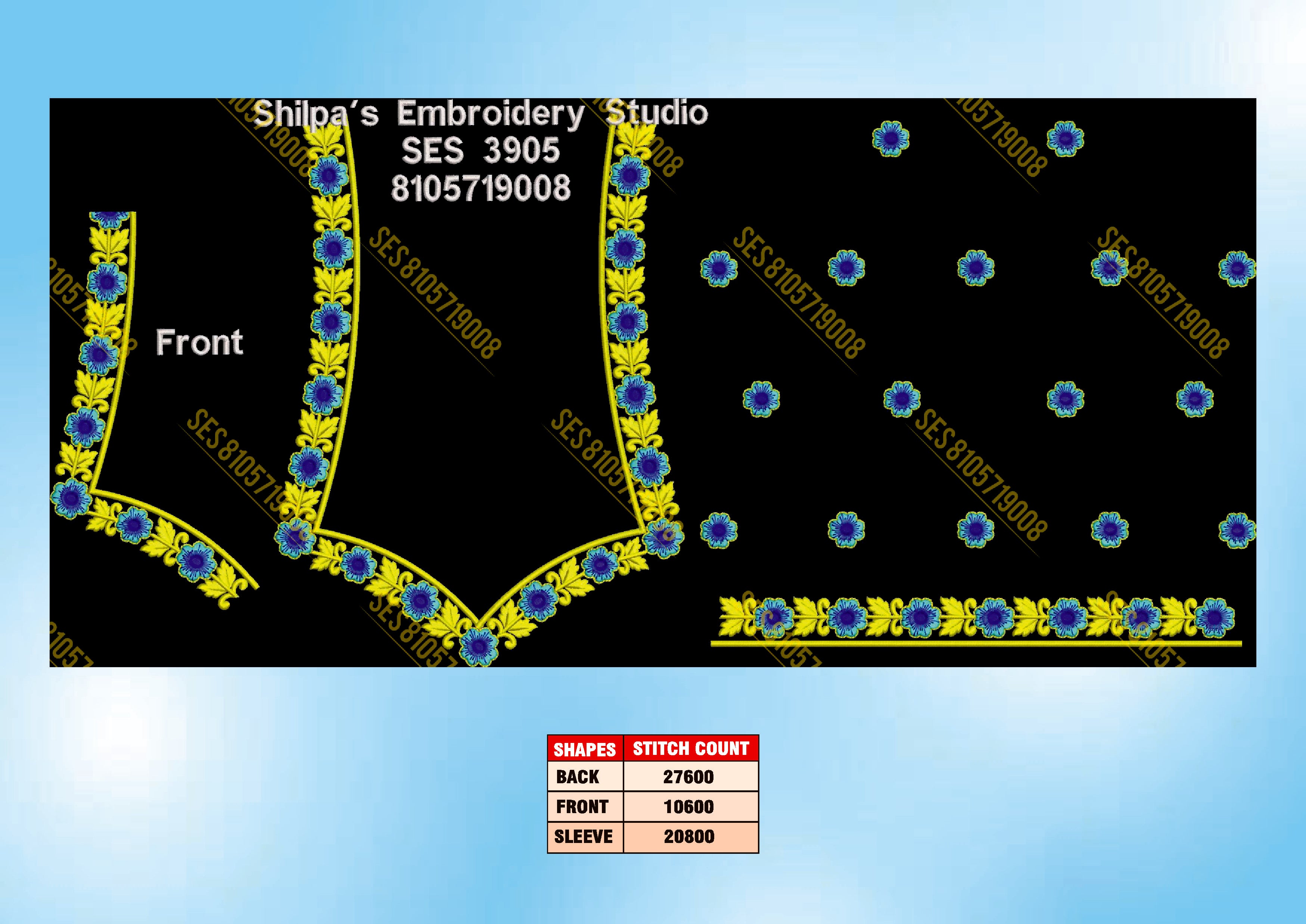 Embroidery Designs 3901-4000 Series