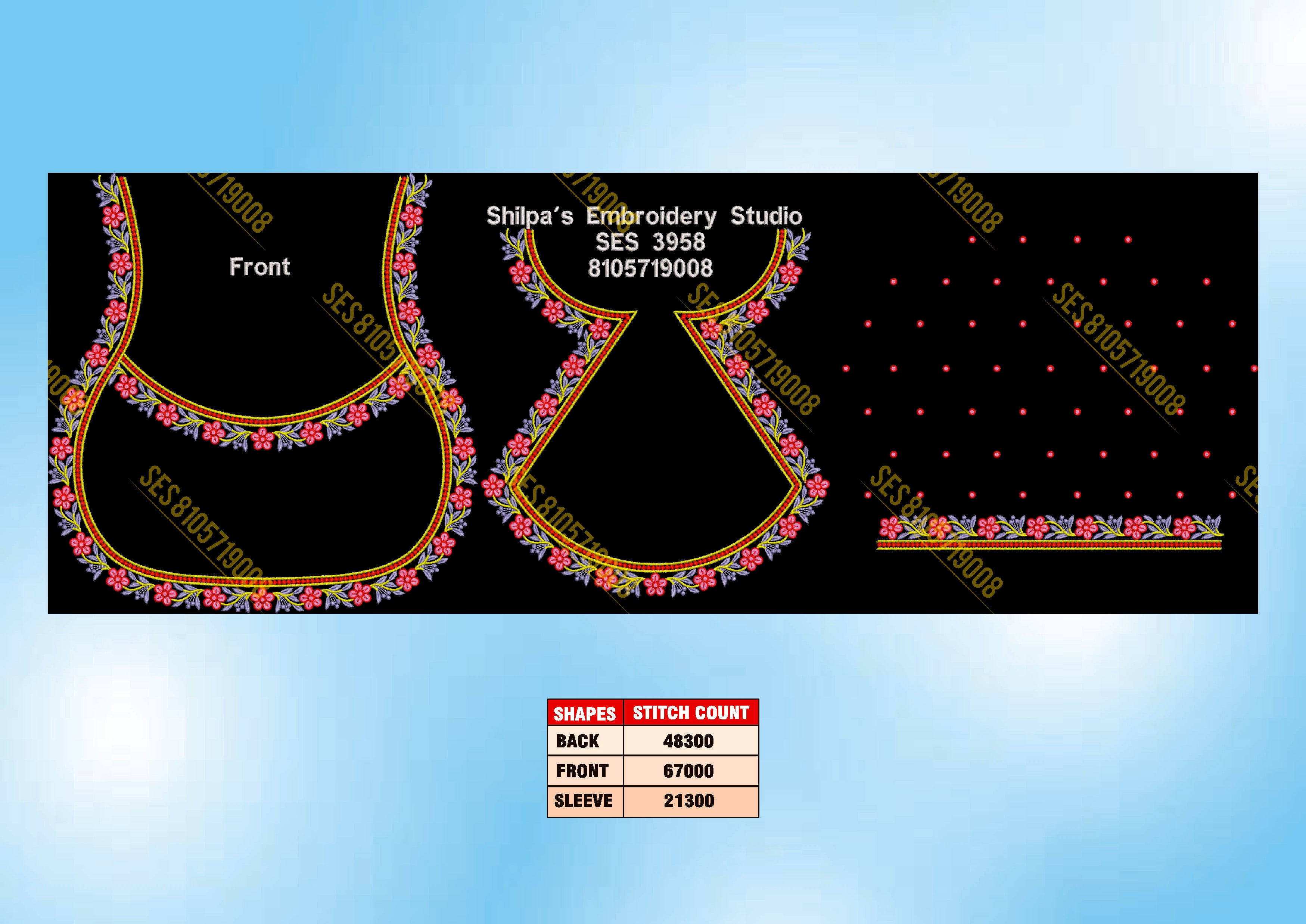 Embroidery Designs 3901-4000 Series