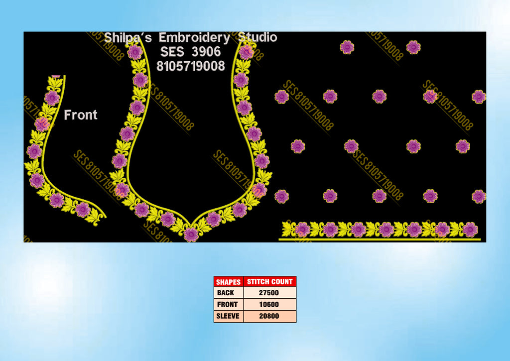 Embroidery Designs 3901-4000 Series