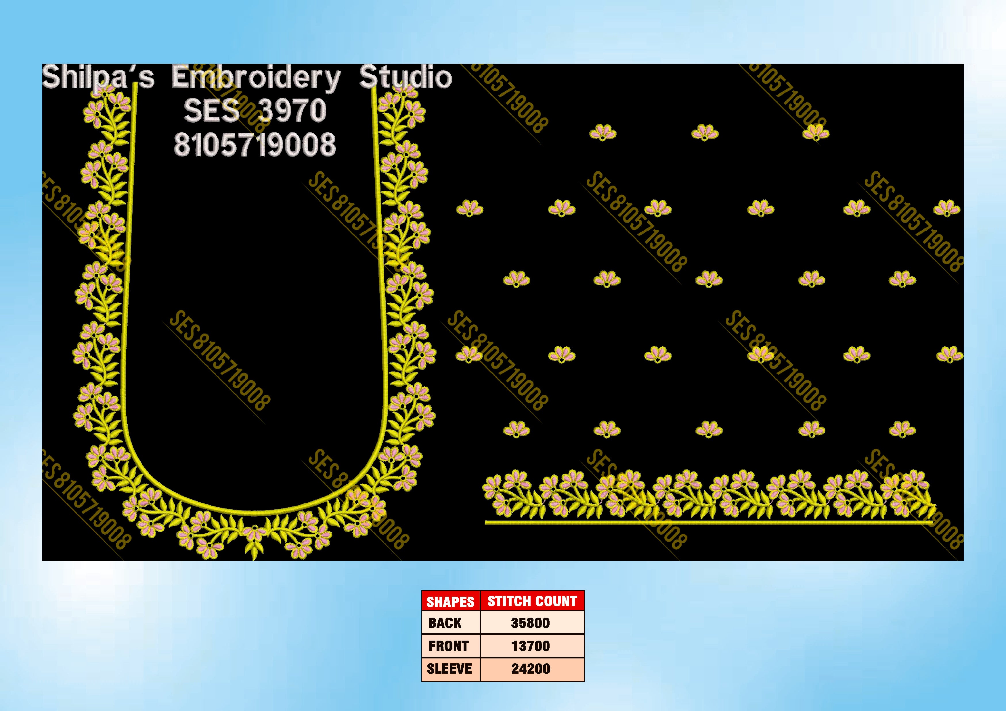 Embroidery Designs 3901-4000 Series