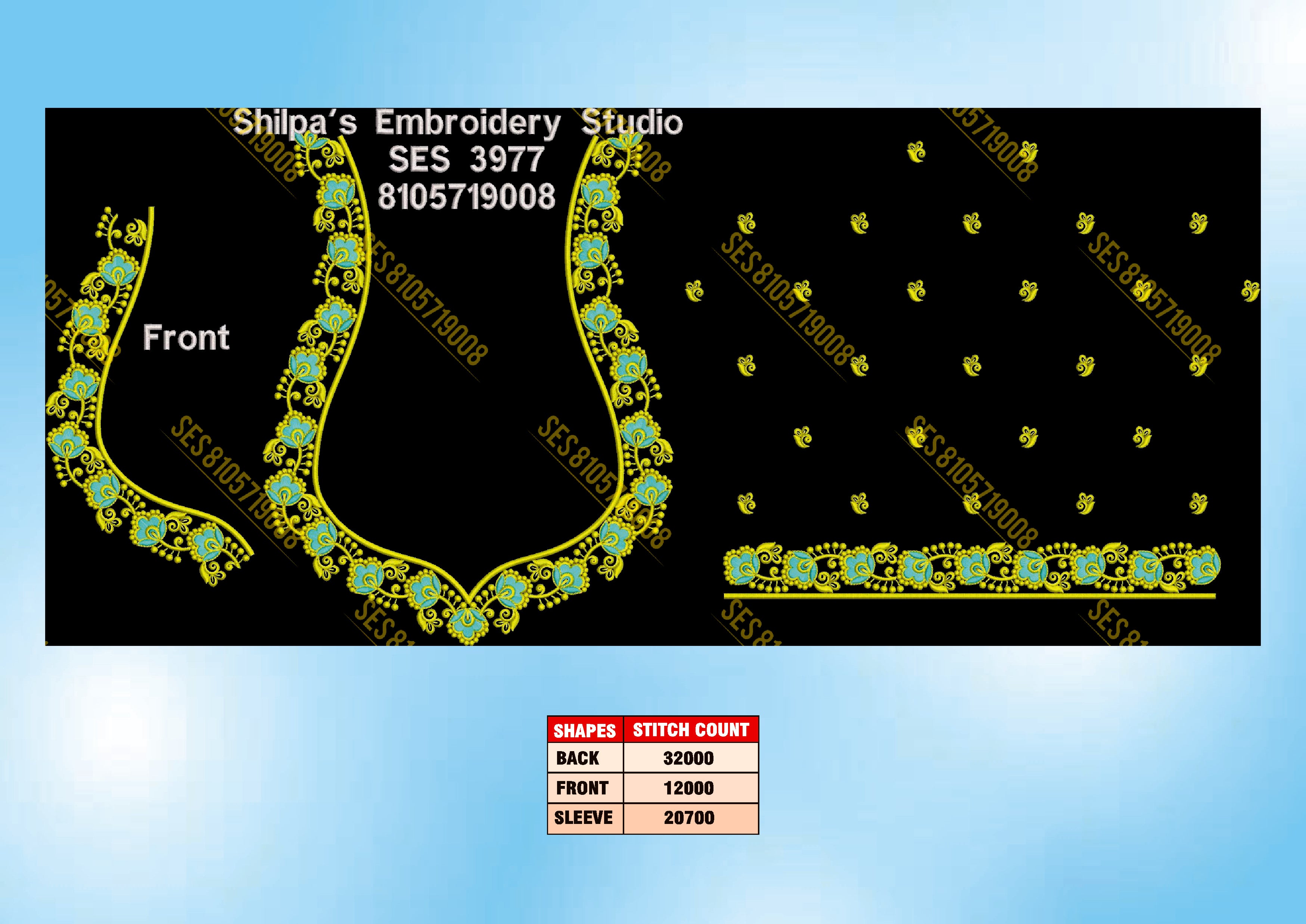 Embroidery Designs 3901-4000 Series