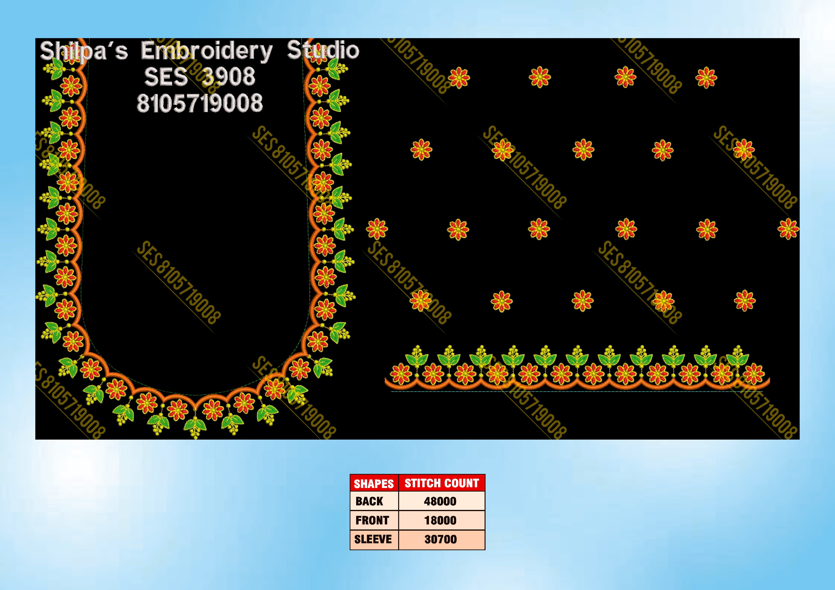 Embroidery Designs 3901-4000 Series