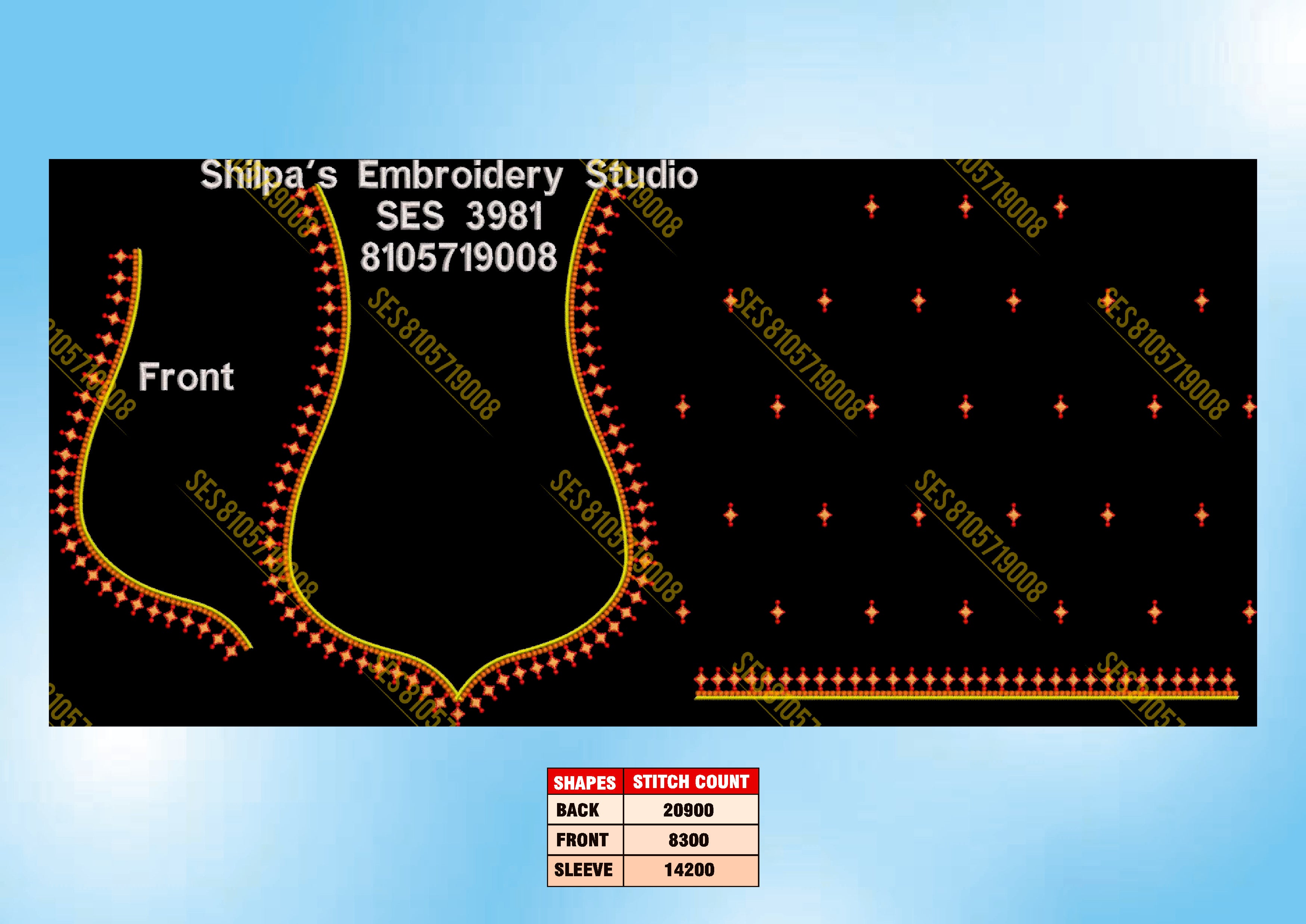 Embroidery Designs 3901-4000 Series