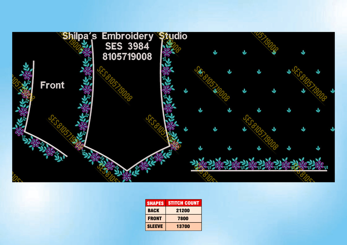 Embroidery Designs 3901-4000 Series