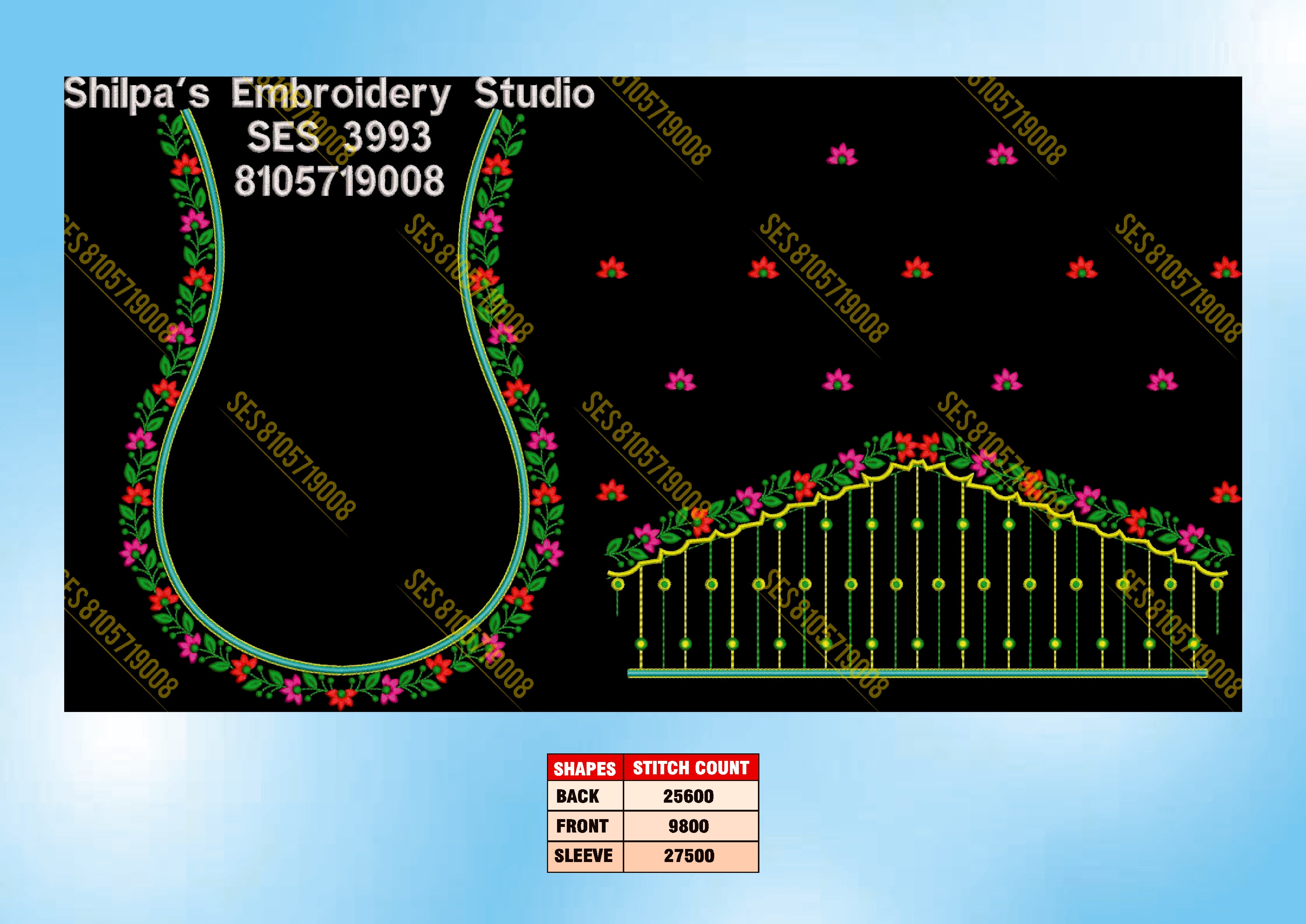 Embroidery Designs 3901-4000 Series
