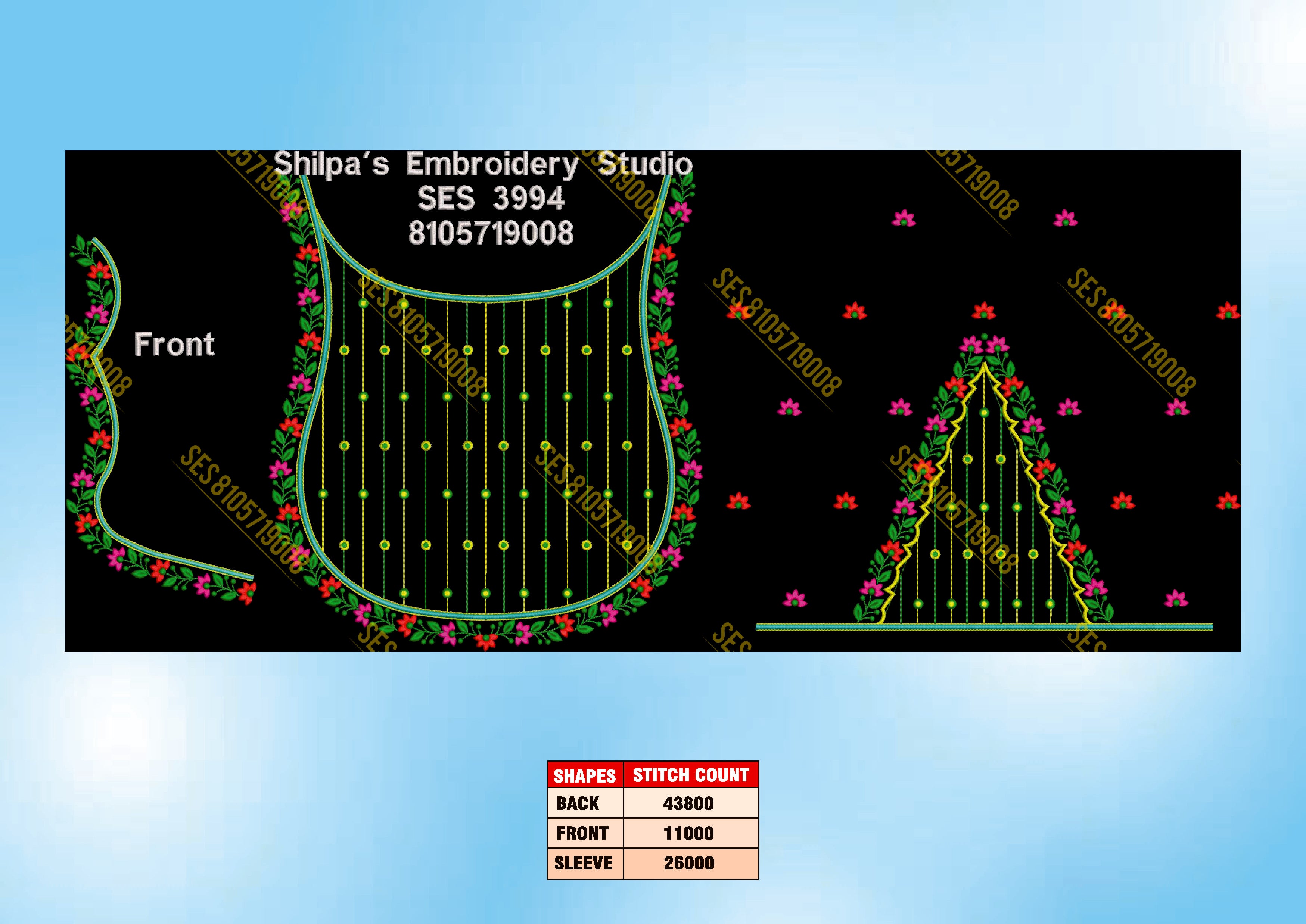 Embroidery Designs 3901-4000 Series