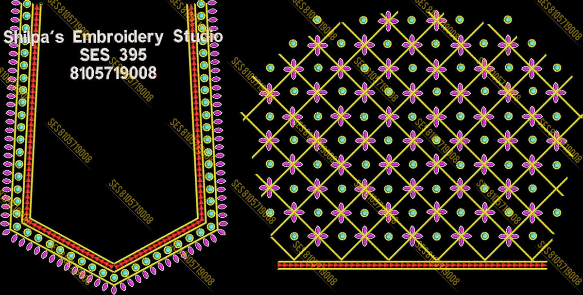 Embroidery Designs 301-400 Series