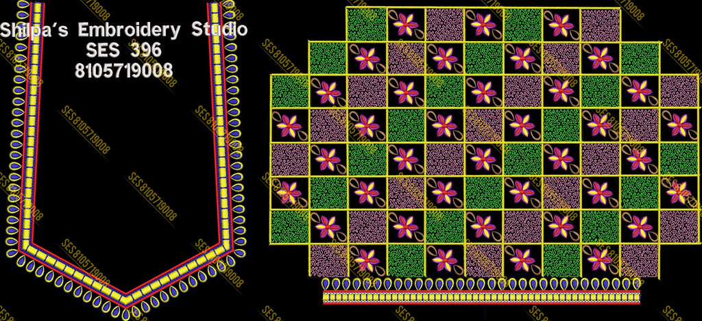 Embroidery Designs 301-400 Series