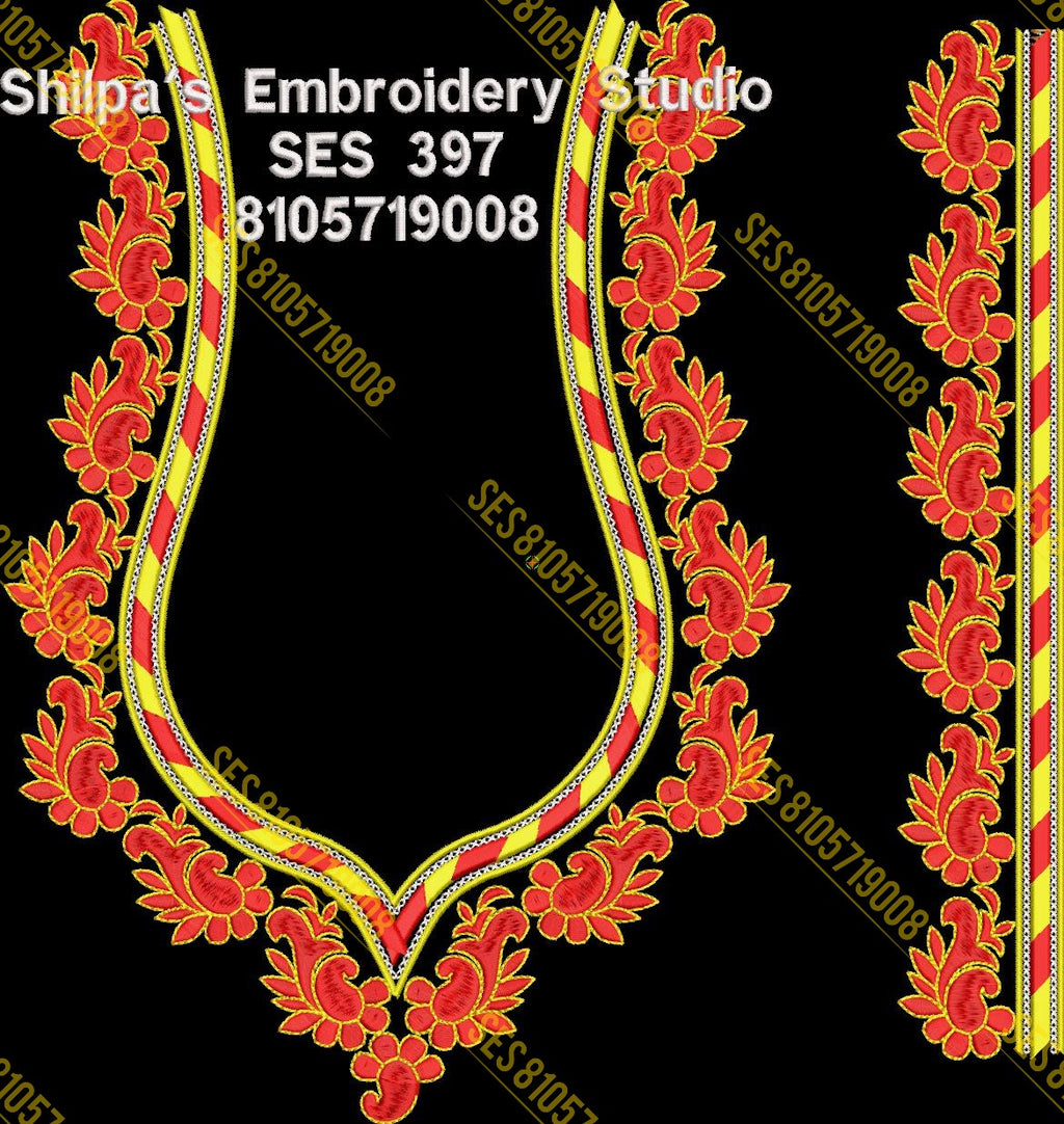 Embroidery Designs 301-400 Series
