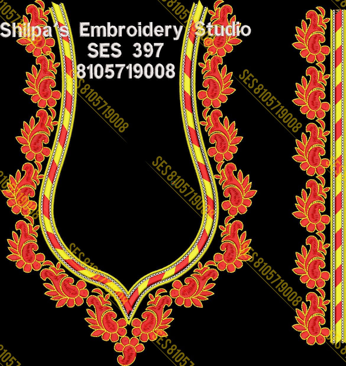 Embroidery Designs 301-400 Series