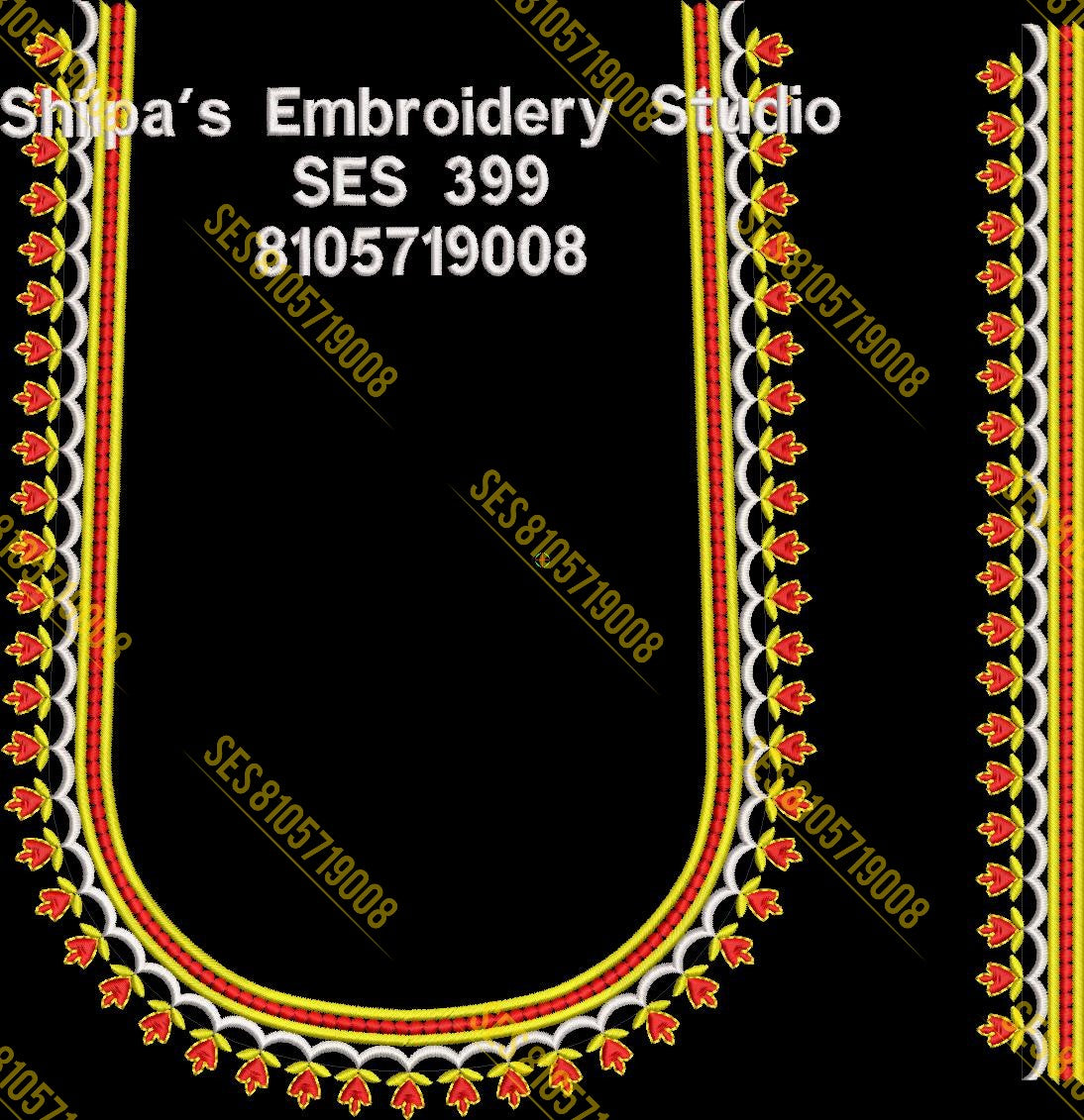 Embroidery Designs 301-400 Series