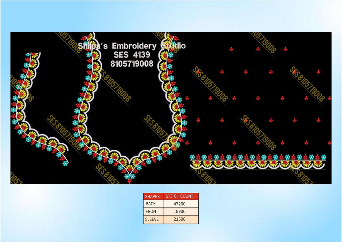 Embroidery Designs 4101-4200 Series