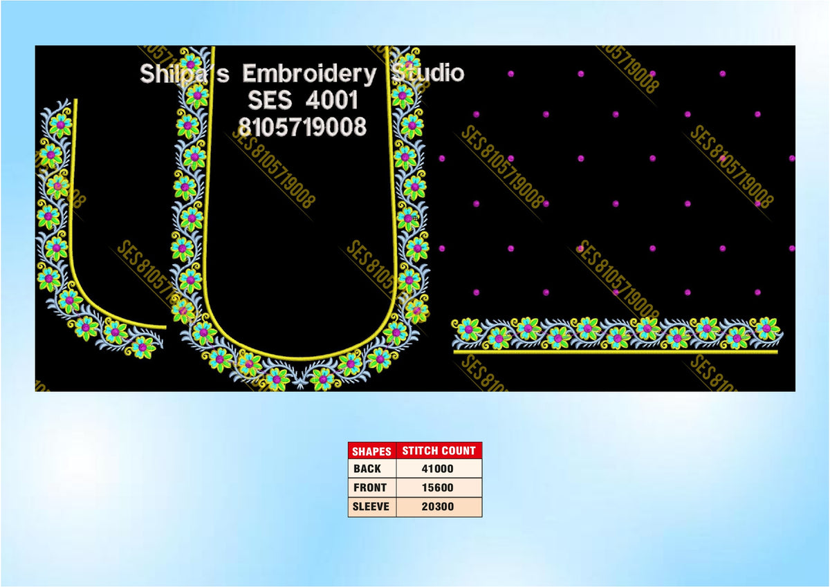 Embroidery Designs 4001-4100 Series