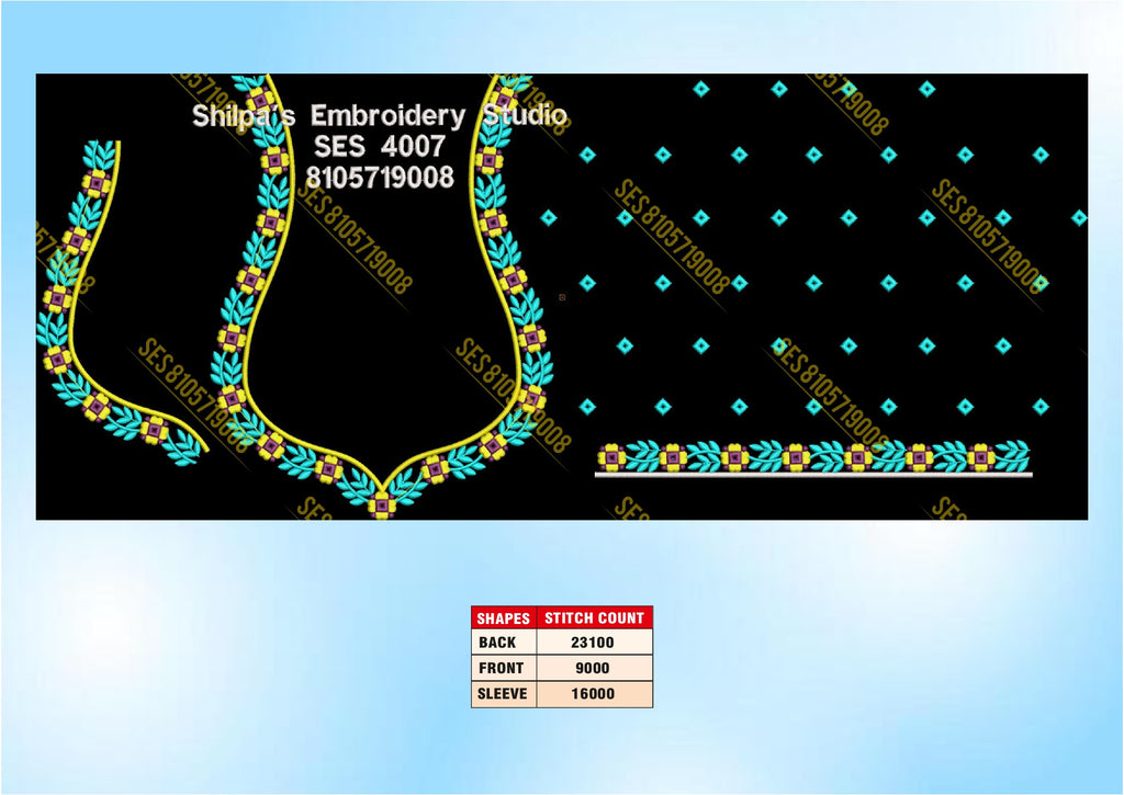 Embroidery Designs 4001-4100 Series