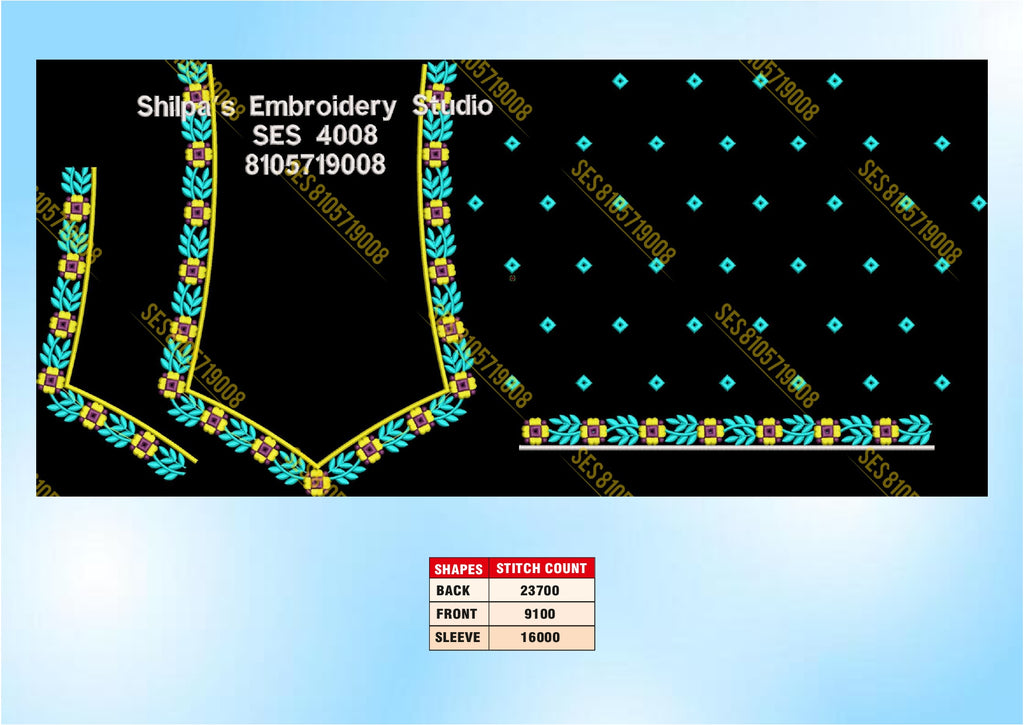 Embroidery Designs 4001-4100 Series