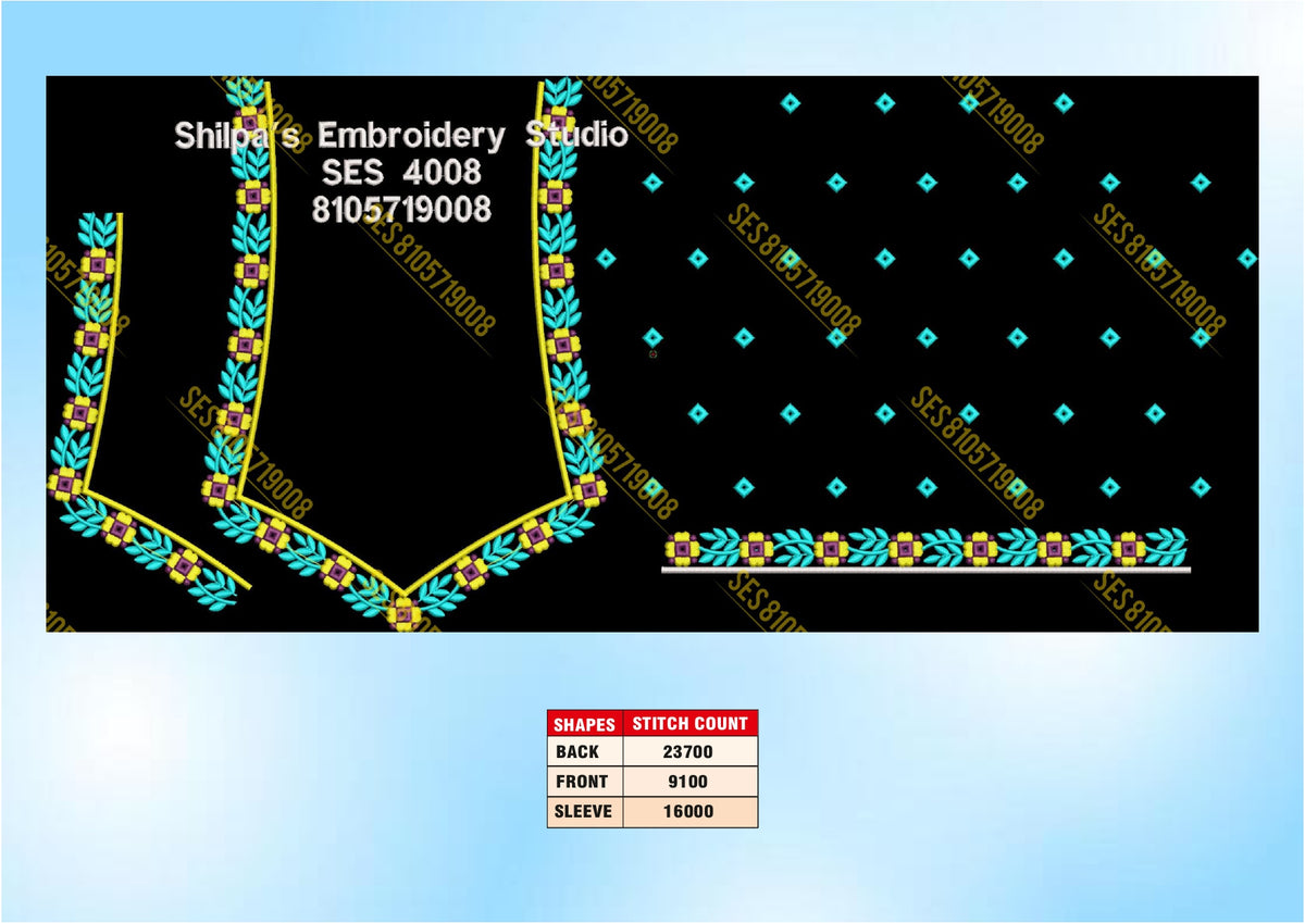 Embroidery Designs 4001-4100 Series