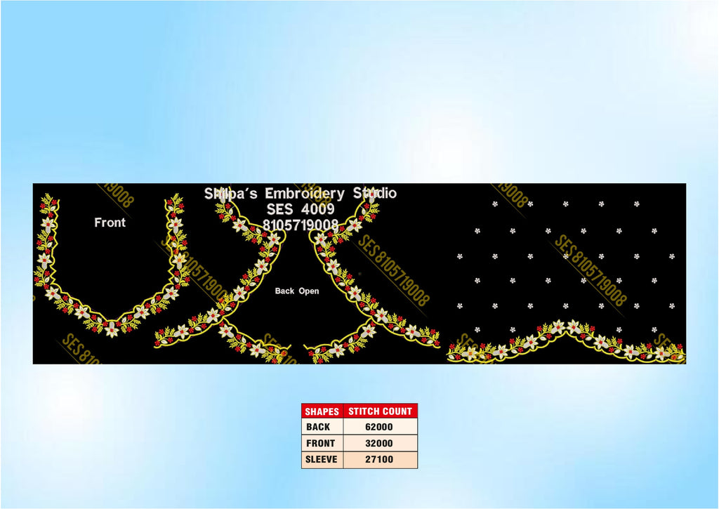 Embroidery Designs 4001-4100 Series