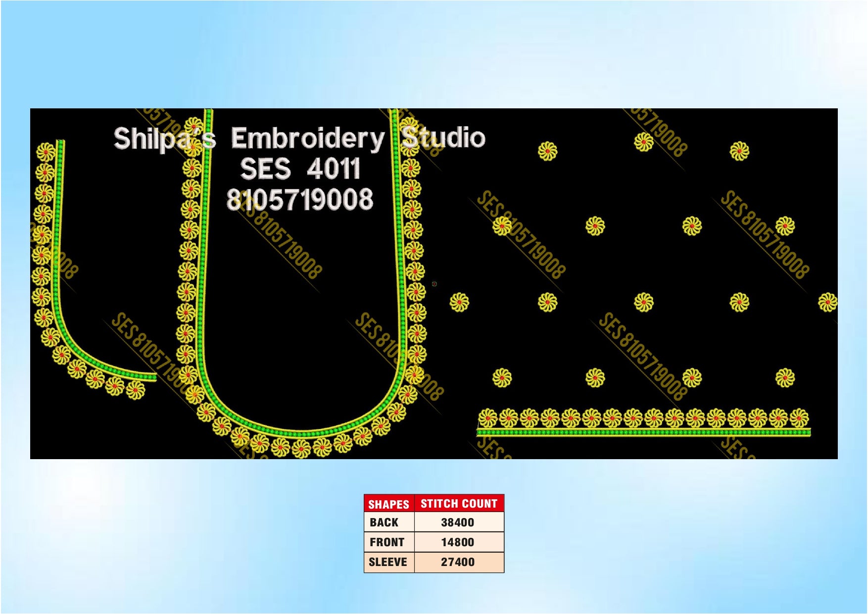Embroidery Designs 4001-4100 Series