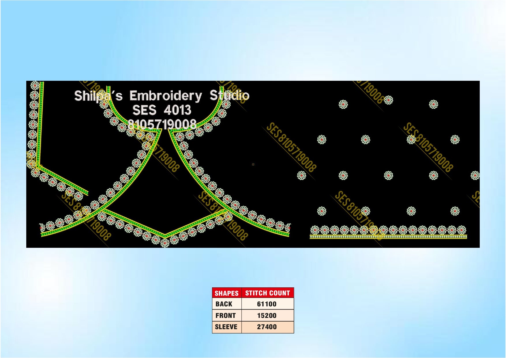 Embroidery Designs 4001-4100 Series