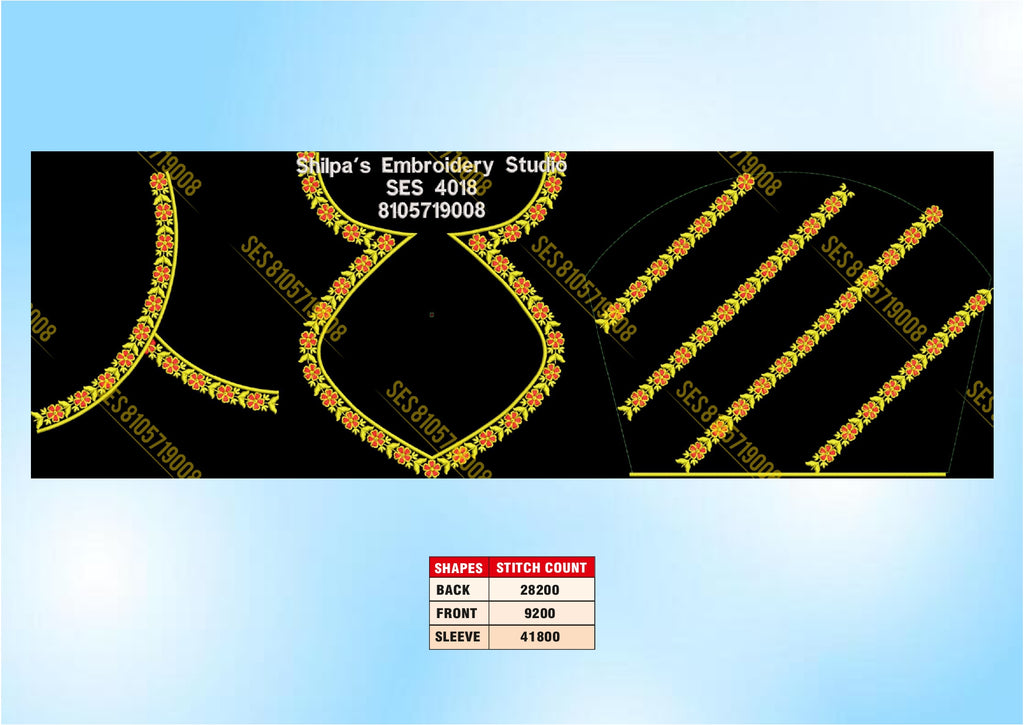 Embroidery Designs 4001-4100 Series