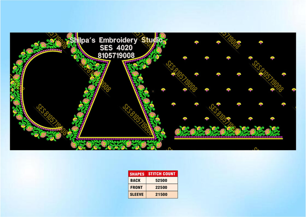 Embroidery Designs 4001-4100 Series