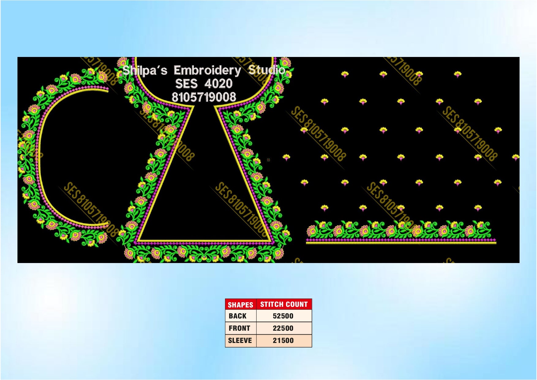 Embroidery Designs 4001-4100 Series